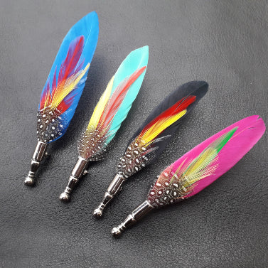 Feather Lapel Pins
