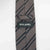 striped tie, brown and grey