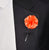 orange silk button hole flower