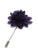purple lapel pin flower