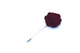 felt lapel pin flower, burgundy button hole