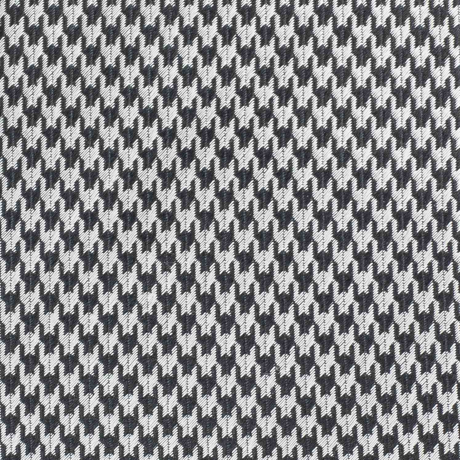 black and white silk neck tie