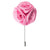 pink lapel pin flower, pink silk button hole