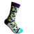 grey and purple multicoloured socks, luxury men's socks, combed cotton socks, cheaper alternative to Happy Socks