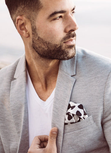 Men's pocket squares and silk handkerchiefs