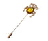 Beetle Gem Lapel Pin