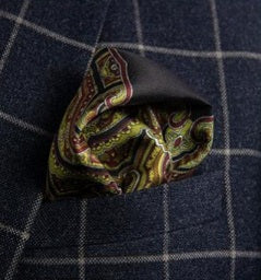 Gold Brocade Pocket Square