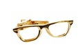 gold sunglasses tie clip 