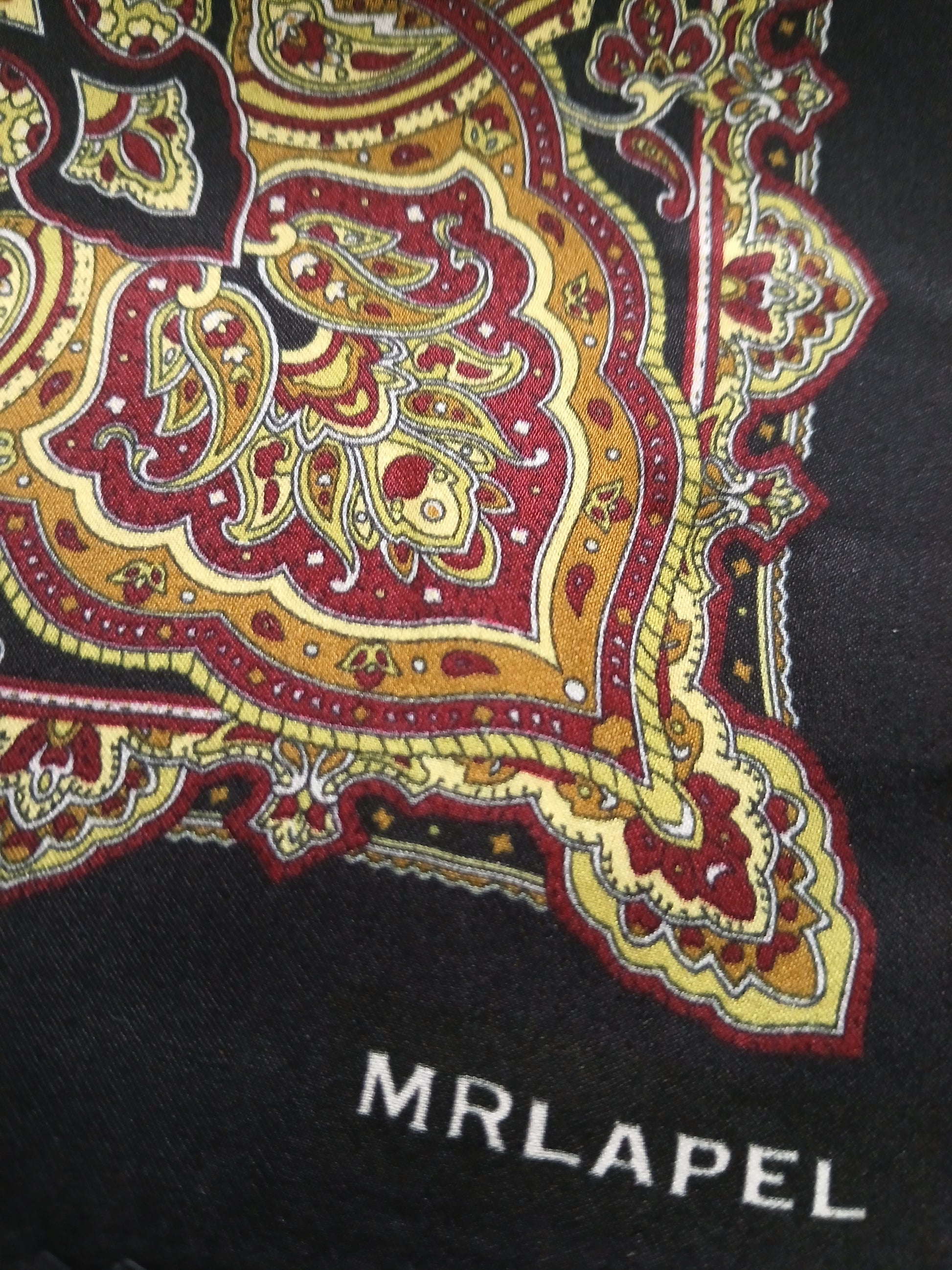 Paisley Brocade Silk Pocket Square