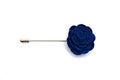 rose lapel pin flower, midnight blue