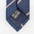 Silk tie, striped navy neck tie