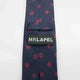 navy tie, men's silk neck tie