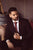 burgundy polka dot neck tie