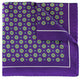 purple silk pocket square