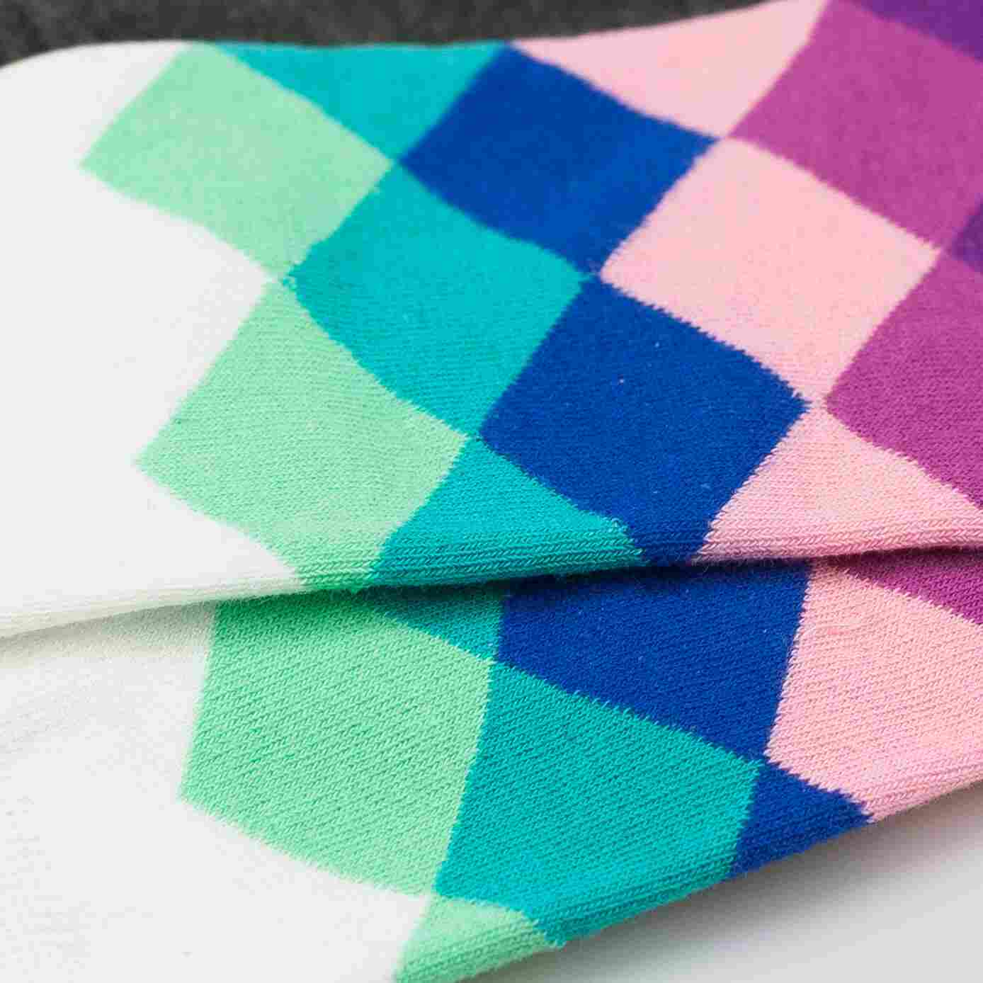 men's cream and grey socks, combed cotton