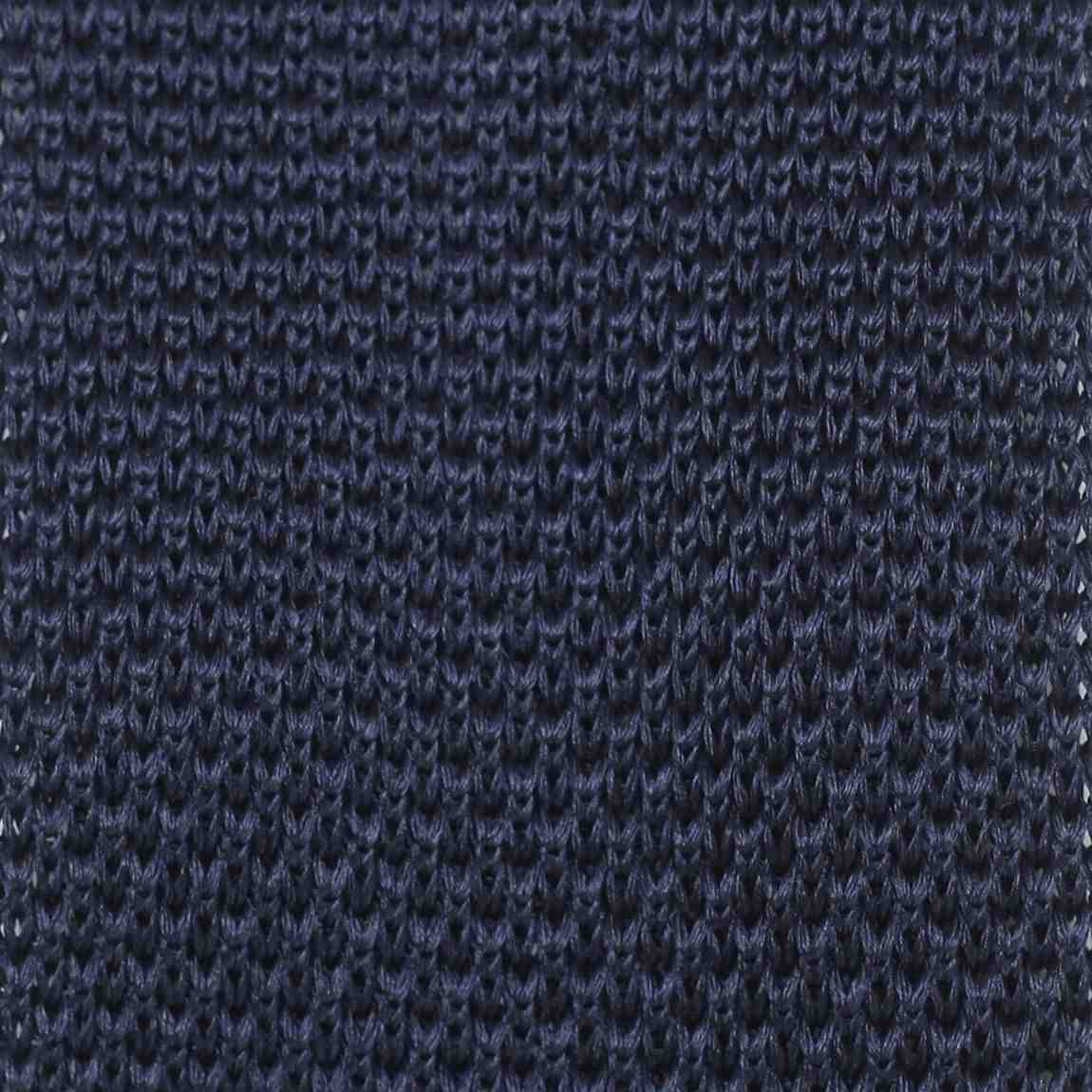 navy knitted tie