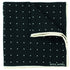 Black and Cream Polka Dot Wool Pocket Square