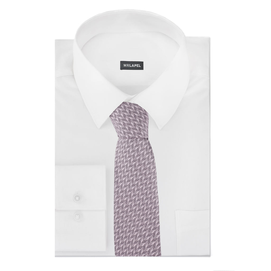 pink wedding tie