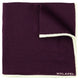 burgundy pocket square, burgundy handkerchief with cream trim