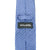 Corbata azul de jacquard de seda con diseño de espiga