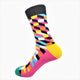 multicoloured socks, luxury men's socks, combed cotton socks, cheaper alternative to Happy Socks