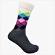luxury men's socks, bold socks for men, grey and pink socks, cheaper alternative to Happy Socks
