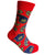 paisley socks for men, red paisley socks, happy feet alternative, 