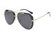 men's aviator sunglasses black and gold