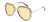 Yellow sunglasses for men, sunglasses with wraparound effect, yellow aviators